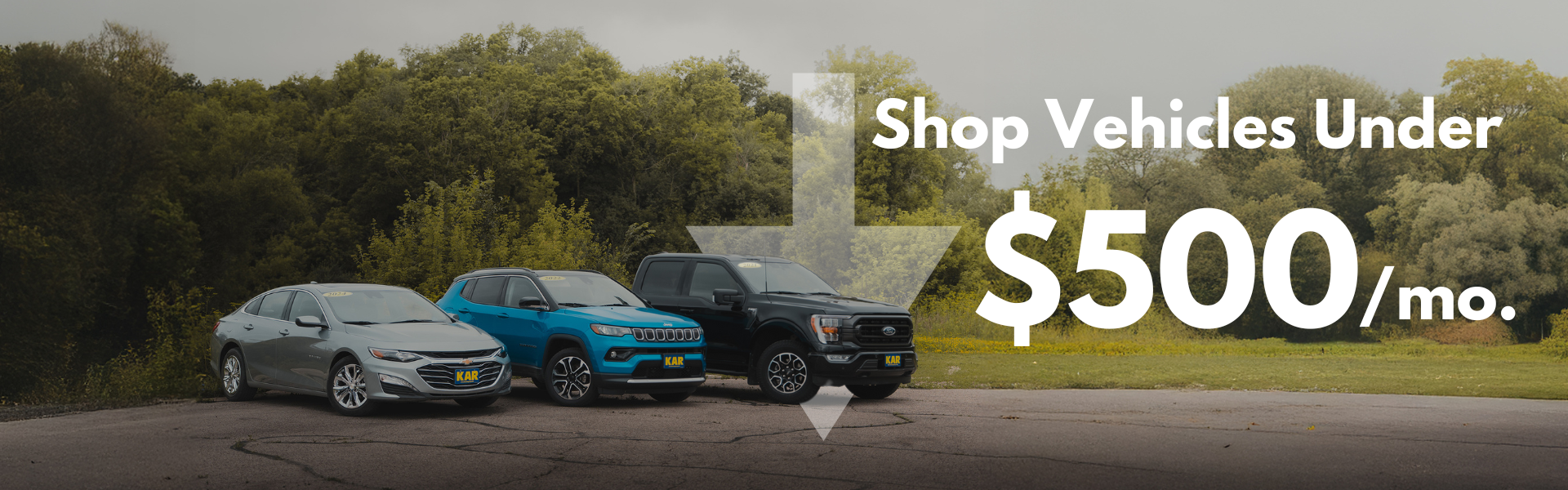 Shop Vehicle $500/mo.